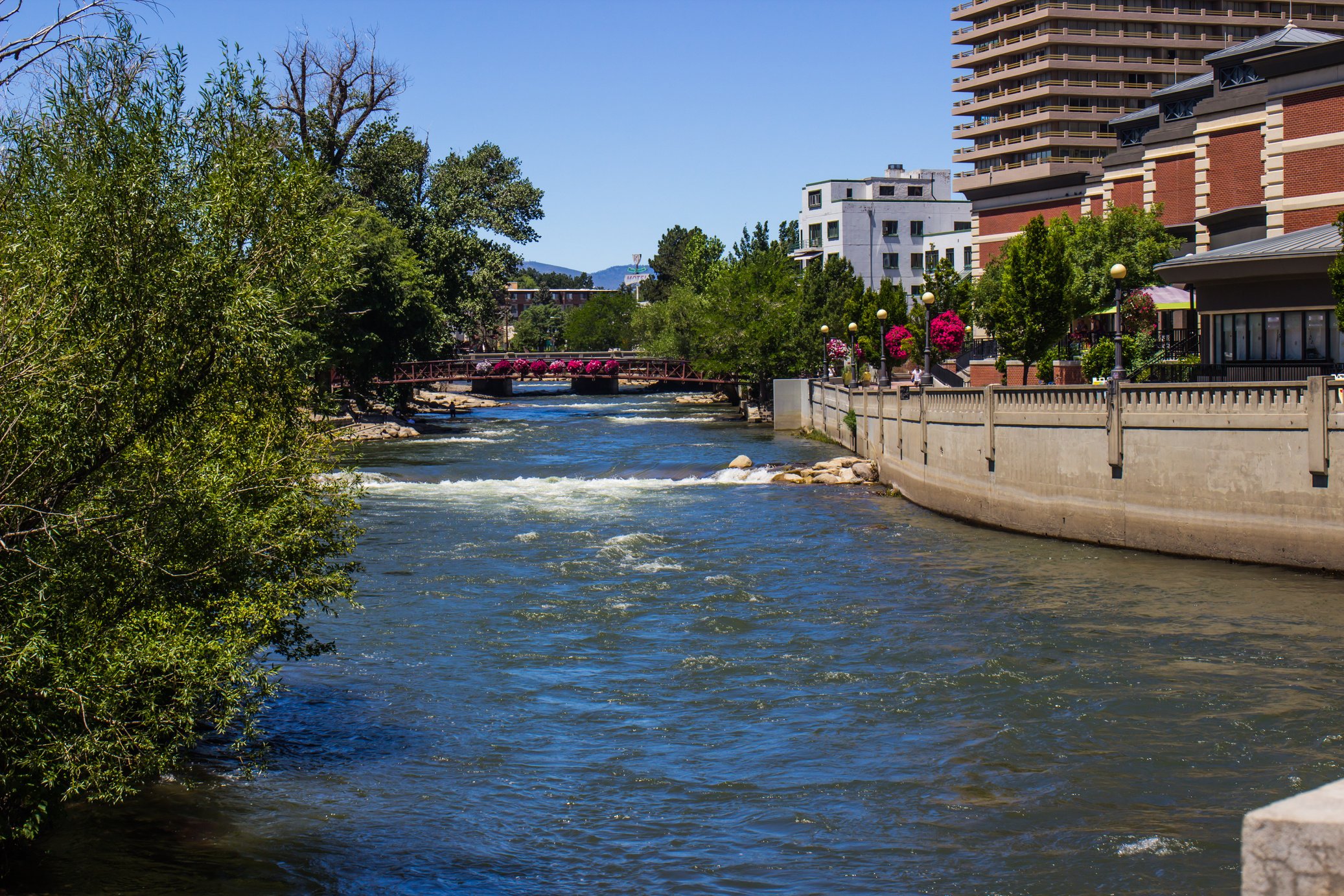 Truckee River & River Walk In Reno, Nevada